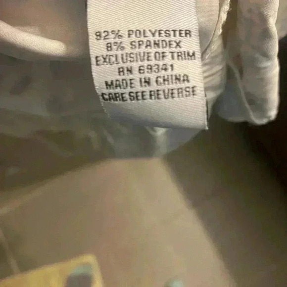 Dress by Victoria Harbour colors are blue, black & orange XXL - Picture 4 of 5